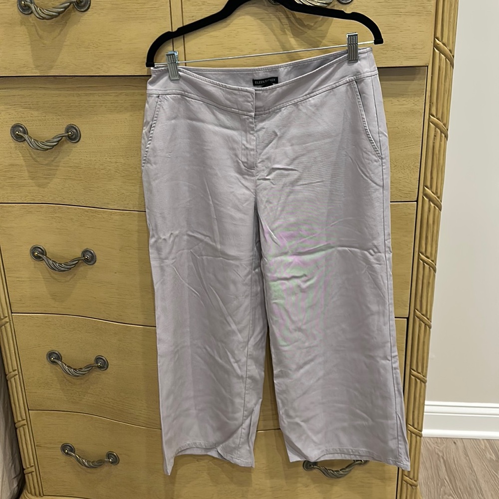 Eileen Fisher wide leg crop pants